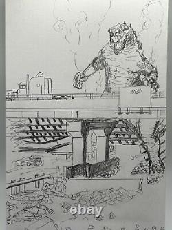 1 Page Of Professional Comic Book Pencilling Sequential Art