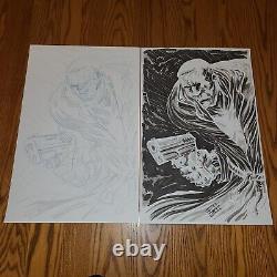 11x17 comic sketch art Marv Sin City