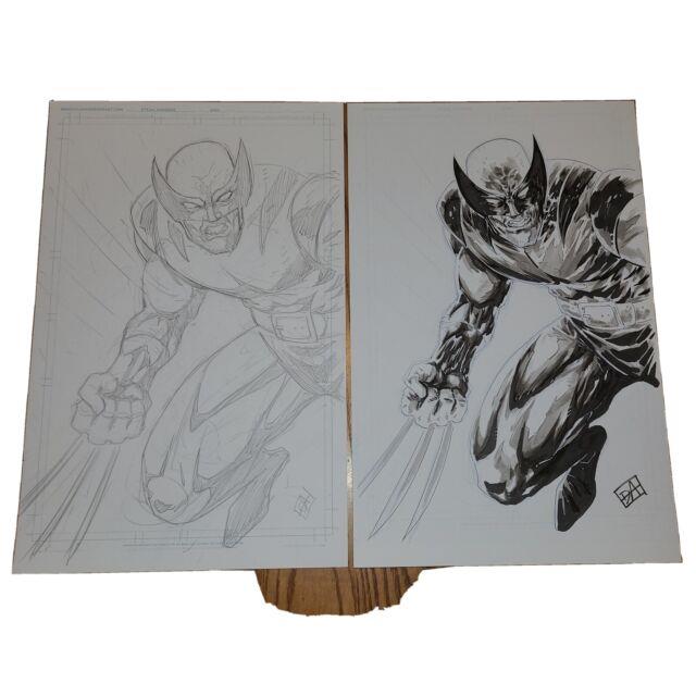 11x17 Comic Sketch Art Wolverine