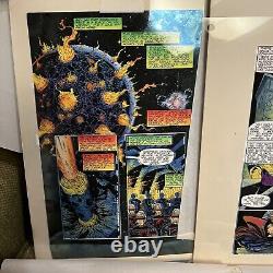 14x pages OBLVION #3 Comico ART 1990s rare COLOR Artist transparencies Comics