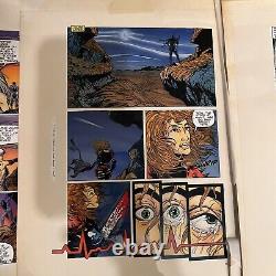 14x pages OBLVION #3 Comico ART 1990s rare COLOR Artist transparencies Comics