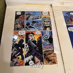 14x pages OBLVION #3 Comico ART 1990s rare COLOR Artist transparencies Comics