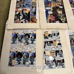 14x pages OBLVION #3 Comico ART 1990s rare COLOR Artist transparencies Comics