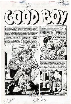 1955 Ec Comics Graham Ingels Crime Suspenstories #27 Original Art Splash Page