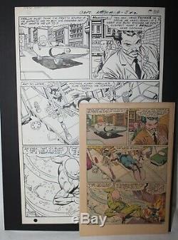 1968 Gil Kane Comic Art Story Page Captain Action #2 Inked by Wally Wood