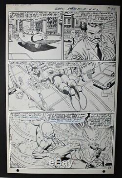 1968 Gil Kane Comic Art Story Page Captain Action #2 Inked by Wally Wood