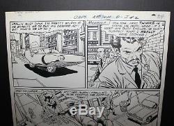 1968 Gil Kane Comic Art Story Page Captain Action #2 Inked by Wally Wood