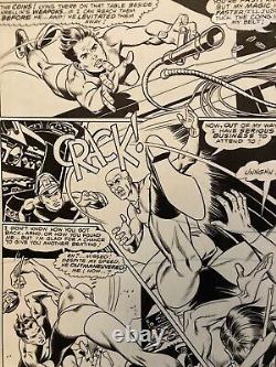 1968 ORIGINAL ART by GIL KANE WALLY WOOD CAPTAIN ACTION #2 Pencils & Inks