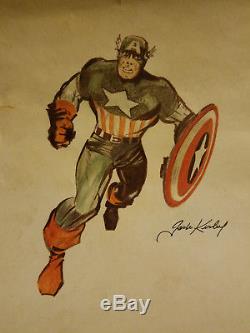 1969 Captain America by Jack Kirby # 109, Provenance SIGNED-NO. RES AUCTION