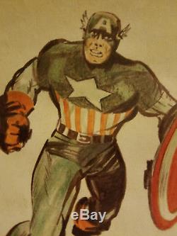 1969 Captain America by Jack Kirby # 109, Provenance SIGNED-NO. RES AUCTION