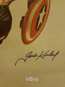 1969 Captain America by Jack Kirby # 109, Provenance SIGNED-NO. RES AUCTION