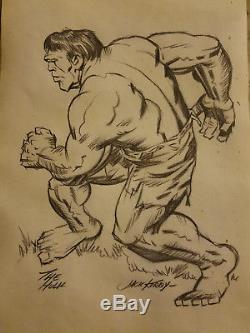1969 Incredible Hulk by Jack Kirby # 109, Provenance-Signed-Stamped No. Res. Auc