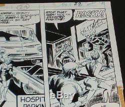 1973 GHOST RIDER #3 page 27 original art by Jim Mooney (1/2 splash) Marvel comic