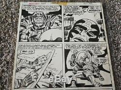 1976 Jack Kirby Captain America Annual 3 Page 37 Original Comic Art