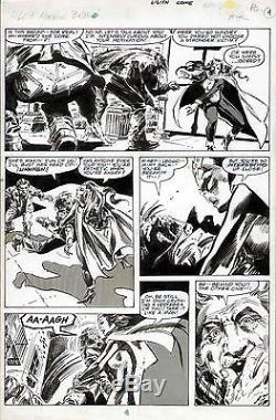 1978 Gene Colan Lilith Marvel Preview #16 Original Comic Art Page Dracula Horror