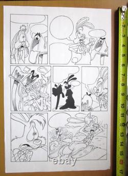 1980's ROGER RABBIT COMIC BOOK PAPER DRAWING ART WALT DISNEY ORIGINAL cel 1980's ROGER RABBIT COMIC BOOK PAPER DRAWING ART WALT DISNEY ORIGINAL cel