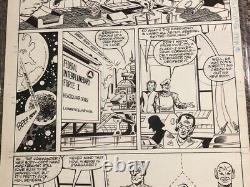 1986 Silver Hawks # 6 Page 22 Original 11 x 14 Comic Art Copper Kid Fastback