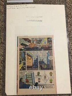 1986 Silver Hawks # 6 Page 22 Original 11 x 14 Comic Art Copper Kid Fastback