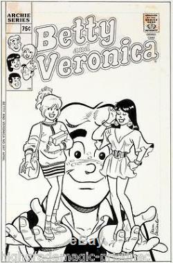 1987 Original Cover Art Dan Decarlo Archie's Betty & Veronica Last Issue #347