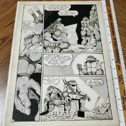 1993 Original Comic Art Teenage Mutant Ninja Turtles 58 Peter Laird Signed TMNT