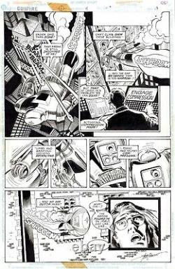 1994 DC Comics Gunfire Original Comic Art Pages 3 Consecutive Page Lot Artwork