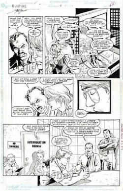 1994 DC Comics Gunfire Original Comic Art Pages 3 Consecutive Page Lot Artwork