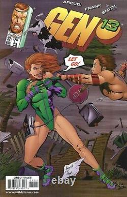 1998 Gen13 #32 Alex Fairchild Gary Frank Original Art Splash Page / Image Comics