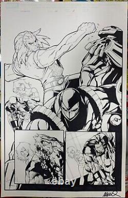 (2006) Wolverine #47 Pg 4 Original Humberto Ramos Comic Art Page