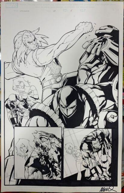 (2006) Wolverine #47 Pg 4 Original Humberto Ramos Comic Art Page