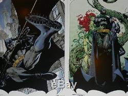 2013 Sdcc Batman Hush Art Print Portfolio Set By Jim Lee & Alex Sinclair /100