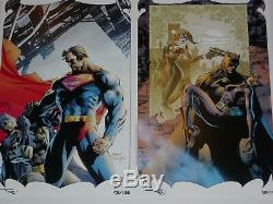 2013 Sdcc Batman Hush Art Print Portfolio Set By Jim Lee & Alex Sinclair /100