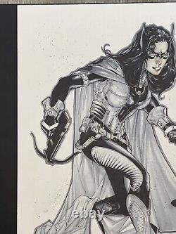 2014 NYCC Huntress 11x17 Original Color Art Commission by Matthew Clark