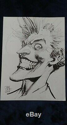 2017 Jim Lee Original Joker Sketch
