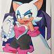 2020 Original Comic Art 6x8 (rouge The Bat) Matt Herms Sega Signed Sonic Archie