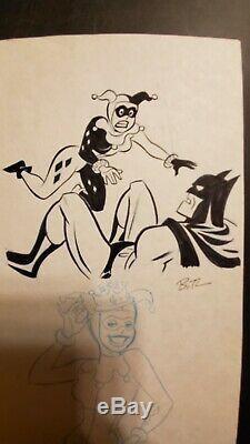 2nd app. Harley Quinn original art by Bruce Timm. Batman Adventures annual 1