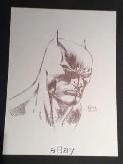 9x12 David Finch Batman Original Art Sketch Commission from 2010 Dark Knight