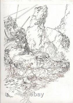 A Princess Of Mars Idw Page 20 Illustration Michael Kaluta Original Comic Art