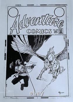 ADVENTURE COMICS 425 The Wings Of The Jealous Gods MIKE KALUTA ART ACETATE