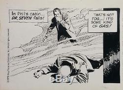 AL WILLIAMSON Secret Agent Corrigan (Dec 8, 1979) Exceptional 2-panel strip
