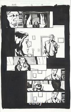 ALIAS #16- ORIGINAL COMIC ART by MICHAEL GAYDOS- MARVEL COMICS JJ & SCOTT LANG