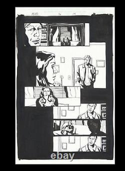 ALIAS #16- ORIGINAL COMIC ART by MICHAEL GAYDOS- MARVEL COMICS JJ & SCOTT LANG