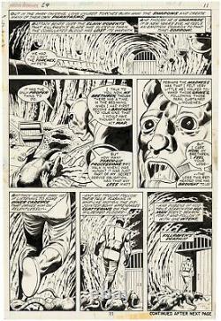 AMAZING ADVENTURES #24 Page 11 Original Art HERB TRIMPE/JACK ABEL1974 MARVEL