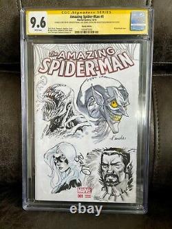 AMAZING SPIDER-MAN #1 Jam Sketch Original Art CGC 9.6 Tyler Kirkham