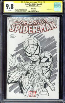 AMAZING SPIDER-MAN #1 Sketch Edition CGC 9.8 original cover art by ANDY KUBERT
