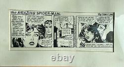 AMAZING SPIDER-MAN ORIGINAL NEWSPAPER DAILY STRIP ART 1985 spiderman