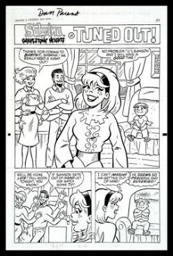 ARCHIE + FRIENDS #10 p. 1 Sabrina The Teenage Witch signed by Dan Parent