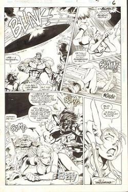 ASTONISHING X-MEN # 1 Pg. 6 by JOE MADUREIRA! FANTASTIC ACTION PAGE