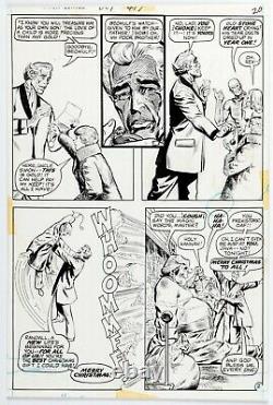 Action Comics #417 p. 2 METAMORPHO Christmas Original COMIC ART John Calnan 1972