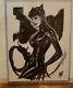 Adam Hughes Original Art. Catwoman Commision, Drawing, Sketch