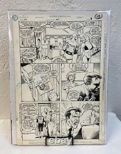 Adam Hughes Original Comic Art Page 13 Justice League Of America #34, Jan. 1990